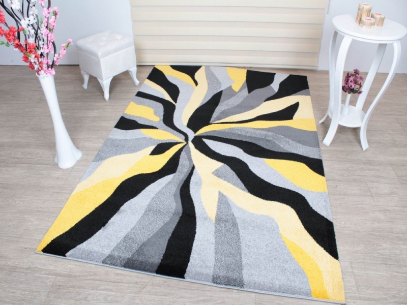 Fjord szőnyeg Sárga-szürke 120x170 cm