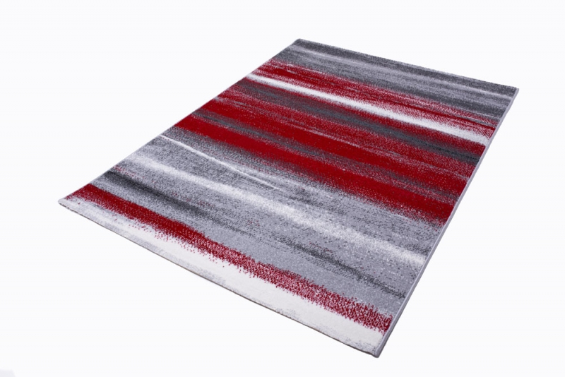 Piros csíkos szőnyeg 200x280 cm