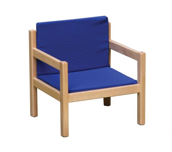 Lili fotel - kék szivaccsal - gyerekeknek