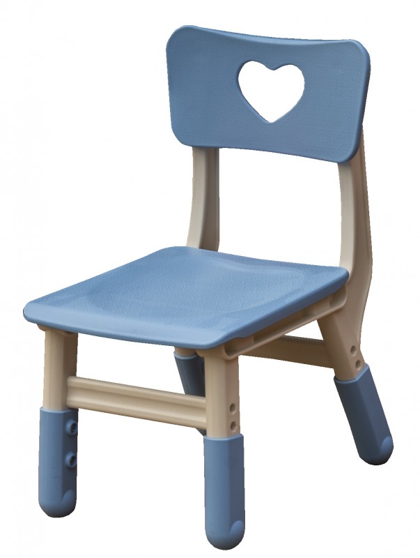 Színes Szék, szívecskés, állítható magasságú, kék