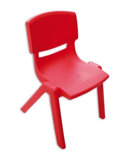 Színes Szék, 39 cm, piros
