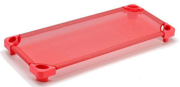 Bölcsődei Fektetőágy, világospiros 120x52x12 cm