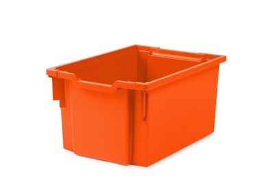 Műanyag tálca - magas - Narancs