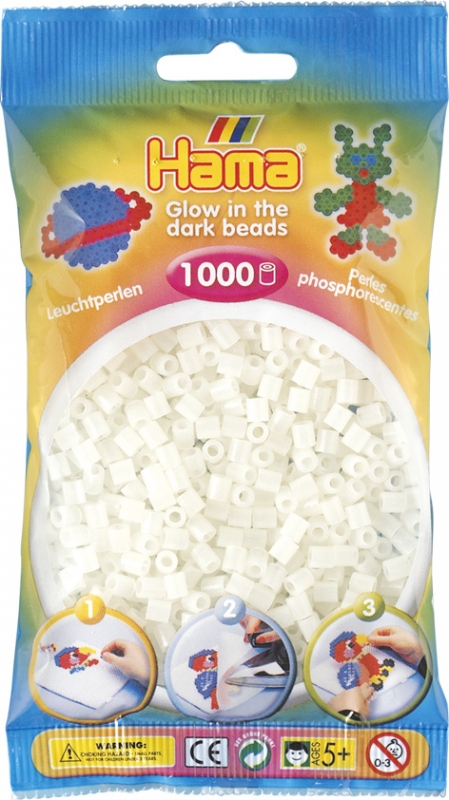 Hama MIDI gyöngy - világítós zöld 1000 db-os - 20755
