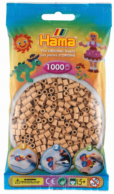 Hama MIDI gyöngy - középbarna 1000 db-os - 20775