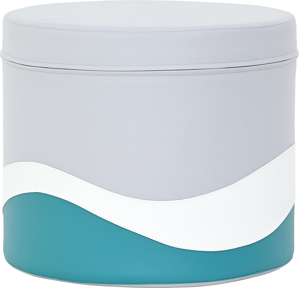 Hullám puff pasztell