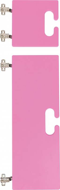 Ajtószett Bambi gyereköltözőhöz - pink színben