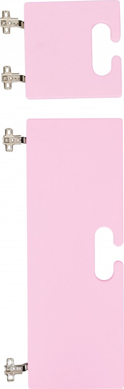 Ajtószett Bambi gyereköltözőhöz - világos rózsaszínben