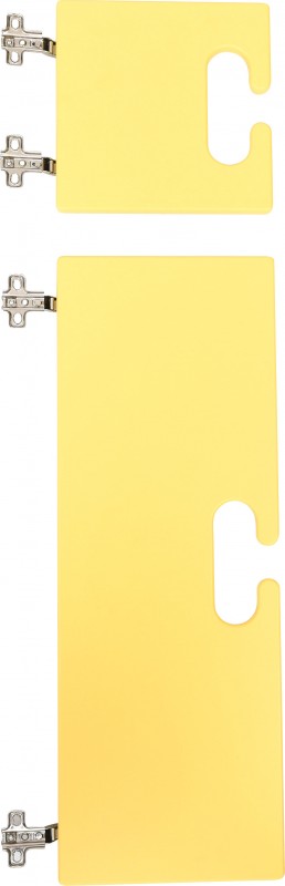 Ajtószett Bambi gyereköltözőhöz - sárga színben