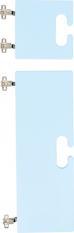 Ajtószett Bambi gyereköltözőhöz - világoskék színben