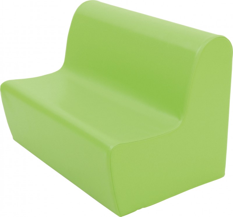 Szivacs kanapé, üm.: 26 cm, világoszöld