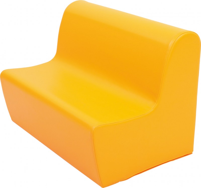 Szivacs kanapé, üm.: 31 cm, narancs