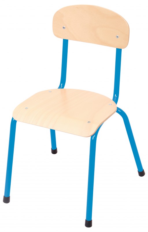 Csővázas gyerekszék 38 cm-es ülésmagassággal - kék