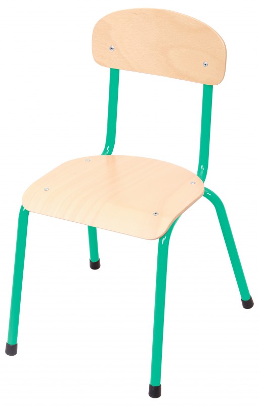 Csővázas gyerekszék 38 cm-es ülésmagassággal - zöld