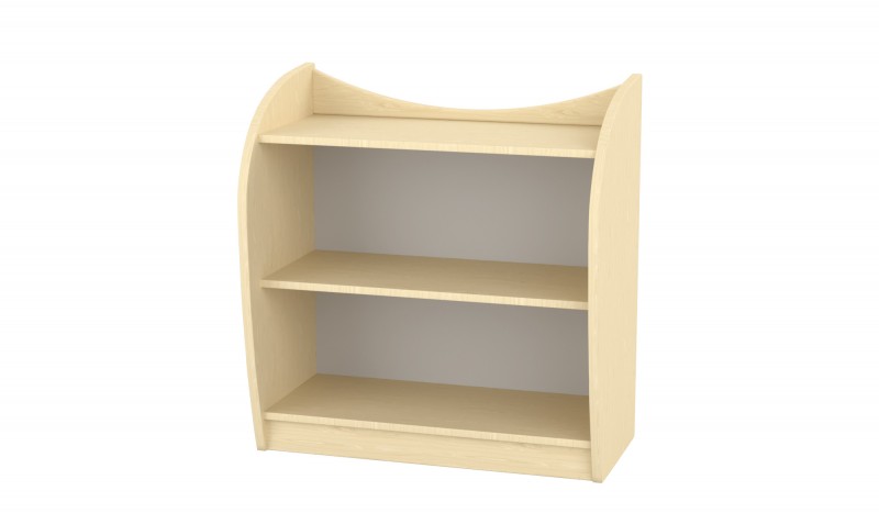 Marci íves kisszekrény, polcos, nyitott  juhar, 82x38x86 cm