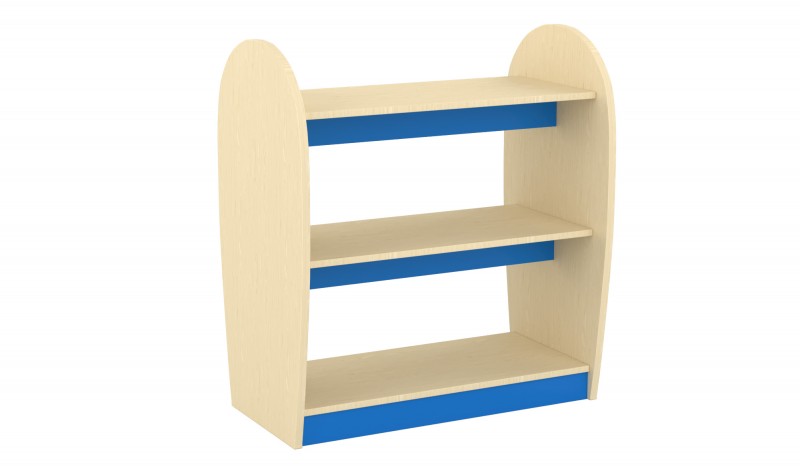 Marci térelválasztó, bölcsis, juhar-kék, 90x42x86 cm