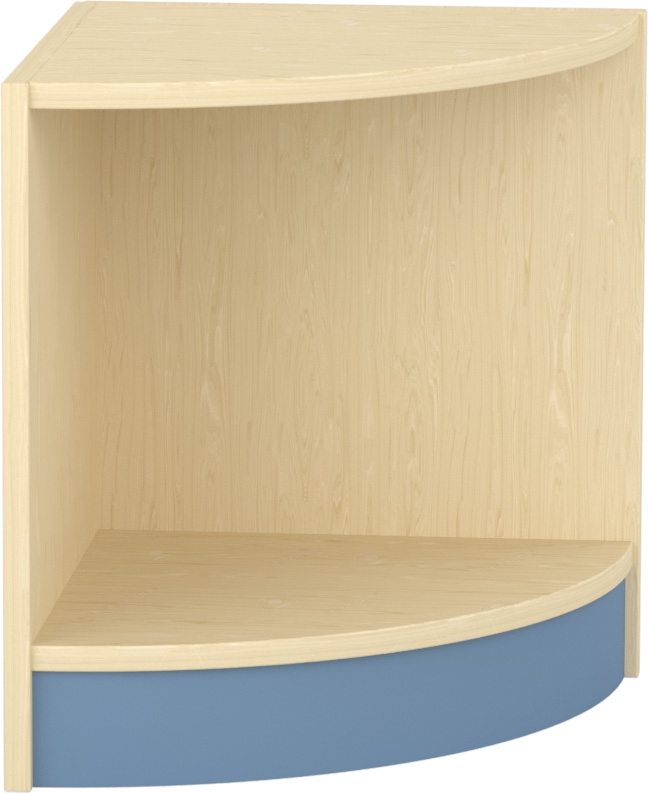 Komfort szekrény  I.- alacsony íves oldalelem - acélkék
