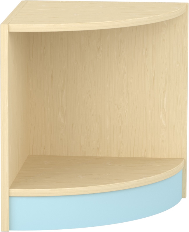 Komfort szekrény  I.- alacsony íves oldalelem -pasztellkék