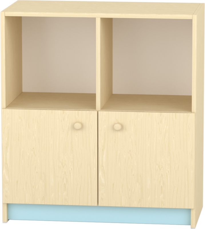 Komfort szekrény  II. - 4 fakkos- alulajtós pasztellkék