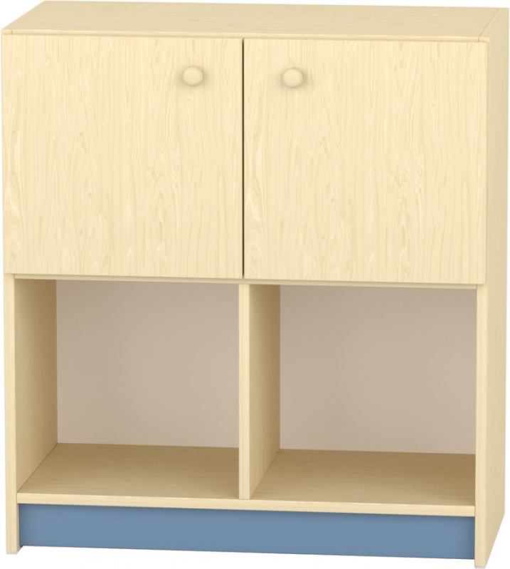 Komfort szekrény  II. - 4 fakkos- felülajtós acélkék