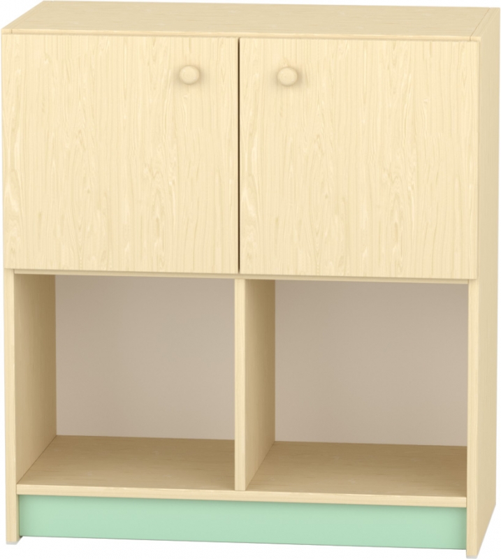 Komfort szekrény  II. - 4 fakkos-  felülajtós pasztellzöld