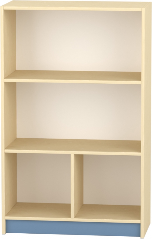 Komfort szekrény  III. - 2 polcos -2 fakkos -acélkék