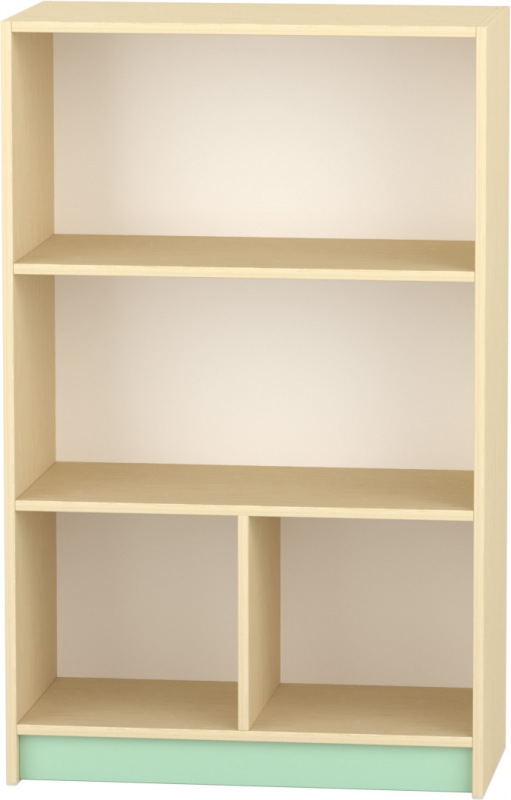 Komfort szekrény  III. - 2 polcos -2 fakkos -pasztellzöld