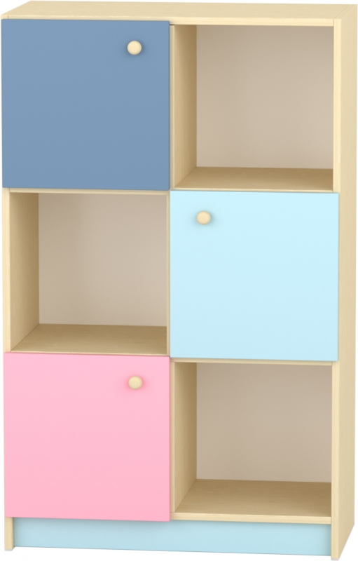 Komfort szekrény  III. - 6 fakkos -mozaik ajtós