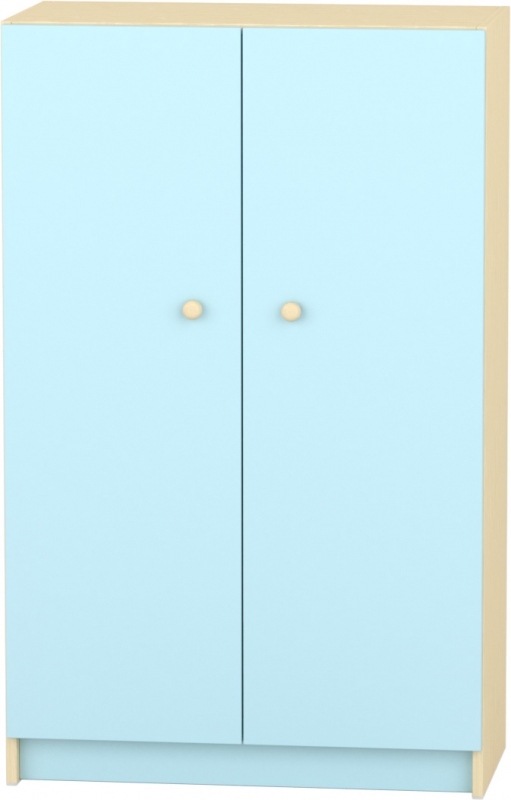 Komfort szekrény  III. - 3 polcos -teliajtós - pasztellkék