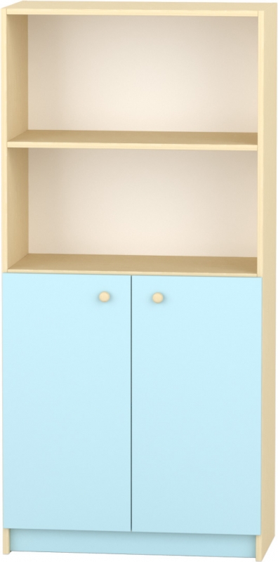 Komfort szekrény  IV. - polcos-alulajtós - pasztellkék