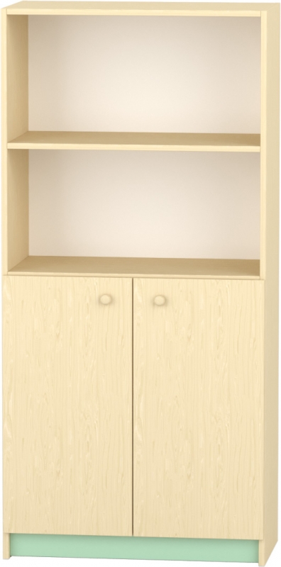 Komfort szekrény  IV. - polcos-alulajtós - pasztellzöld