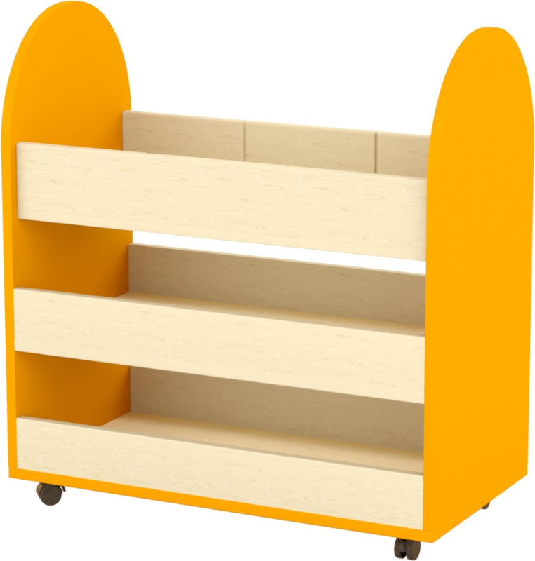 Gurulós eszköztároló - térelválasztó narancs