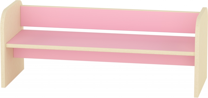 Gyermek pad - pasztellrózsaszín - 90x35x35 cm, ülésmagasság 20 cm