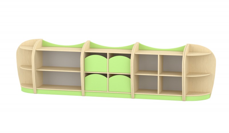 Marci szekrénysor, juhar-zöld VI.