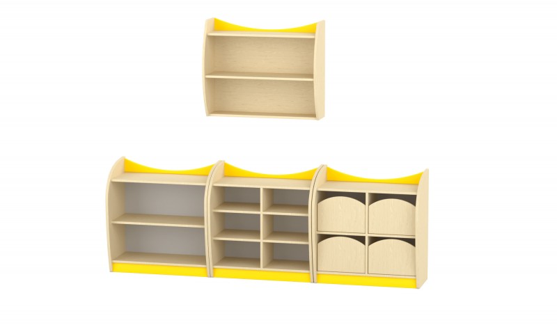 Marci szekrénysor, juhar-sárga XI.